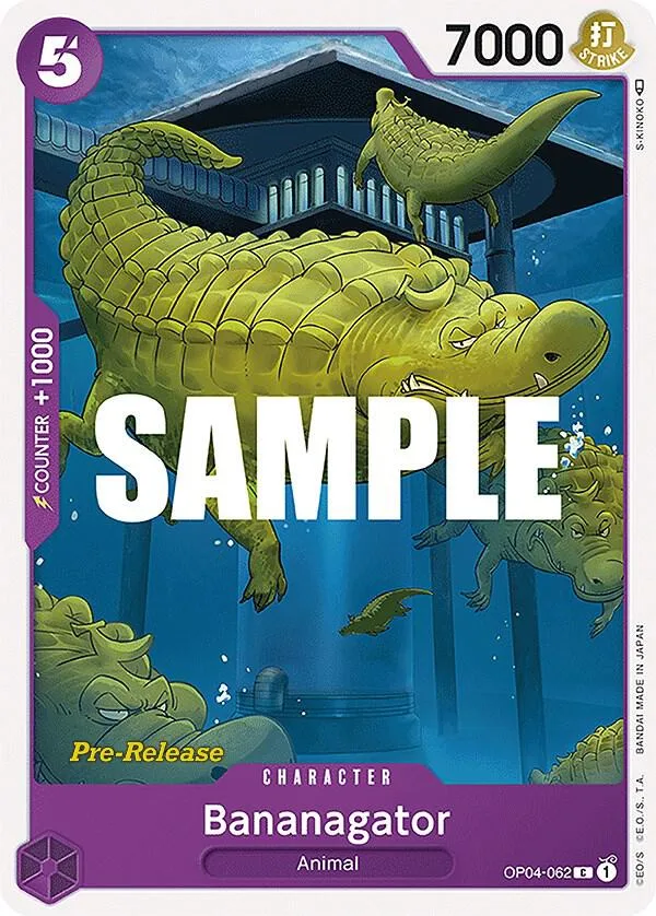 Bananagator card front