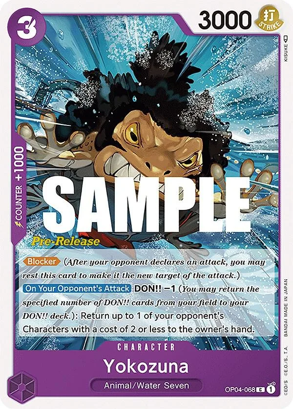 Yokozuna card front