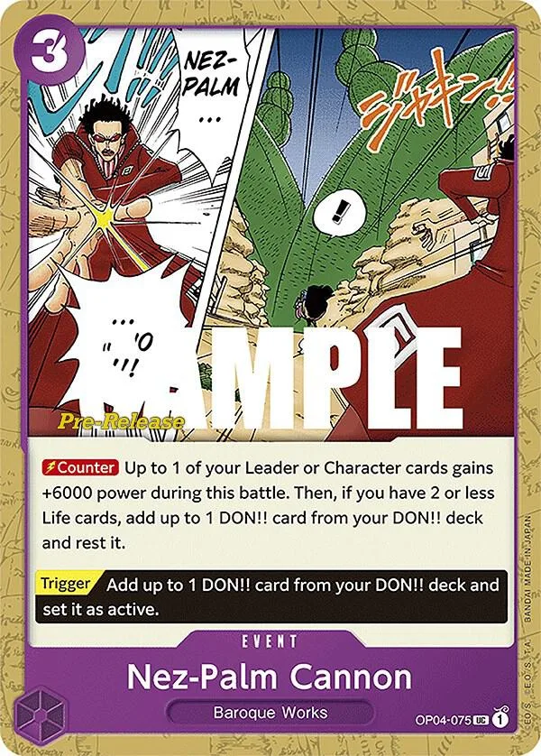 Nez-Palm Cannon card front