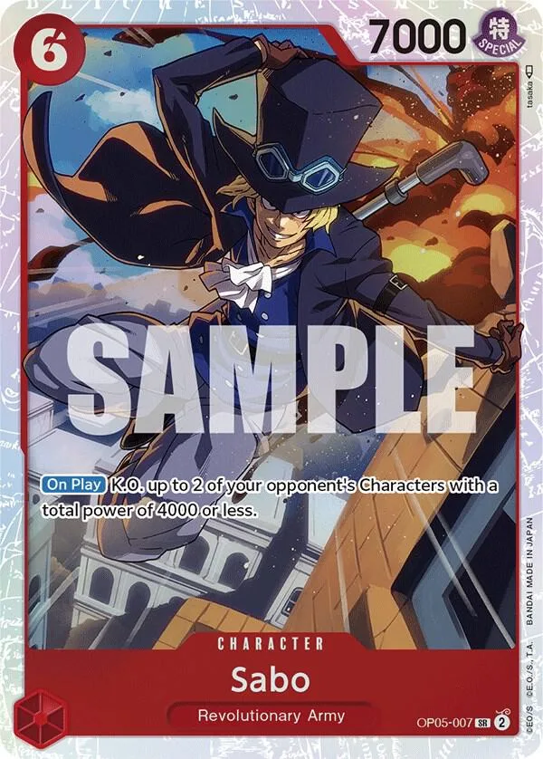 Sabo card front