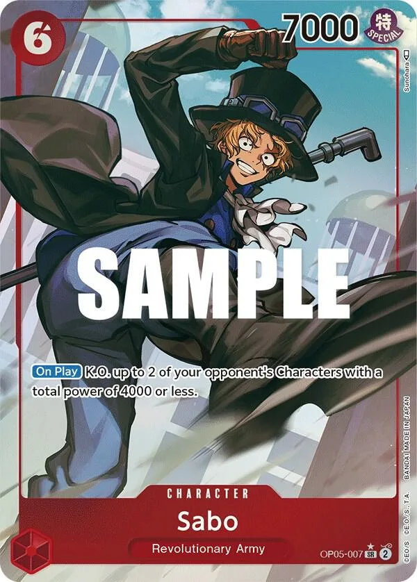 Sabo (Alternate Art) card front