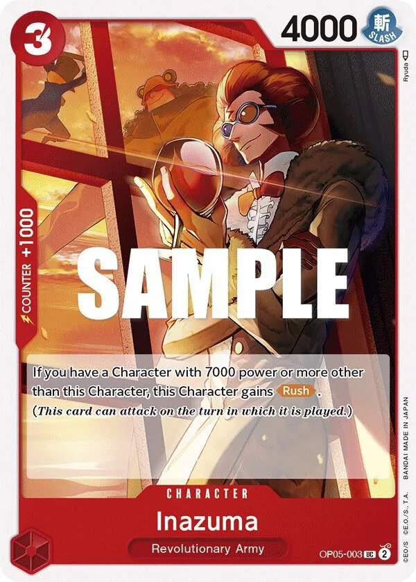 Inazuma card front
