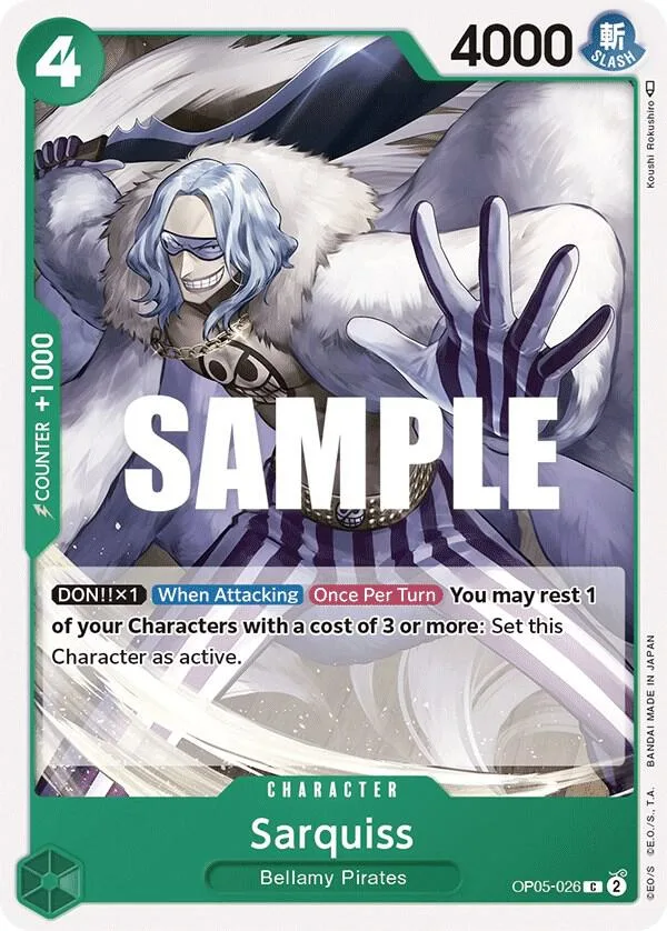 Sarquiss card front