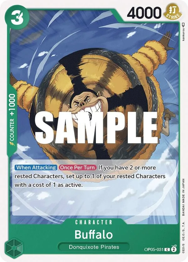 Buffalo card front