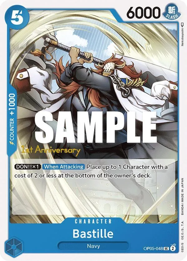 Bastille card front