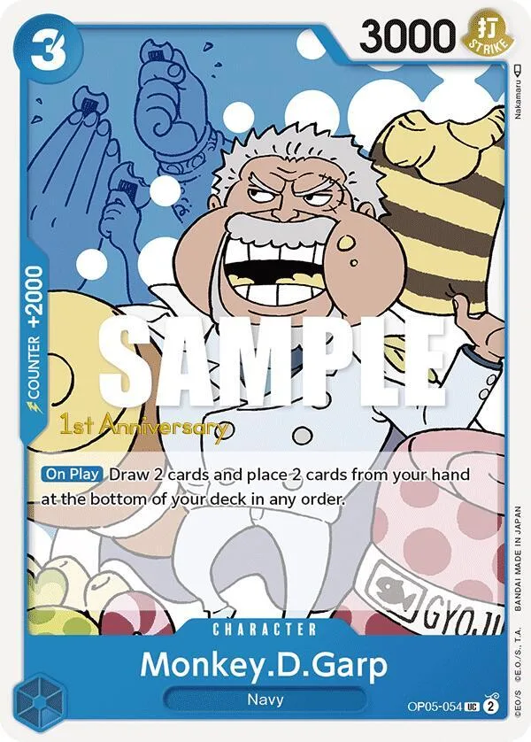 Monkey.D.Garp card front