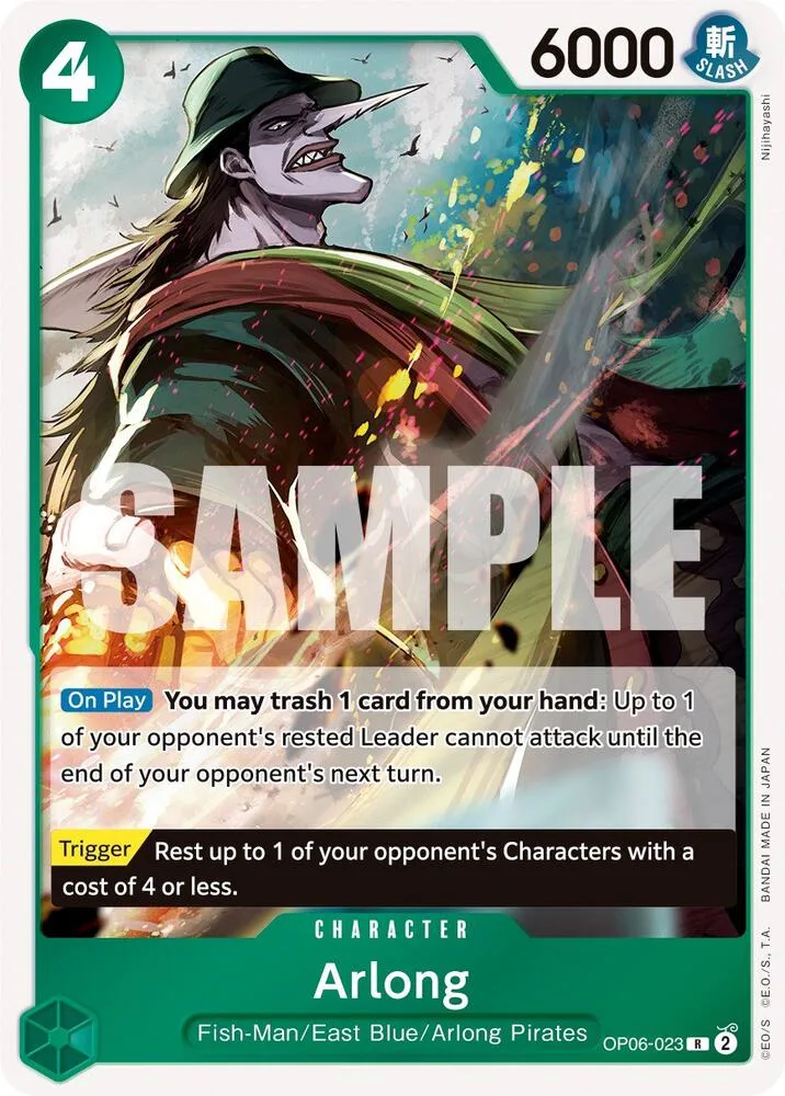 Arlong card front