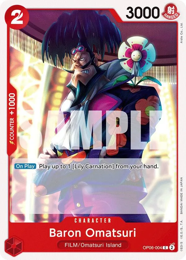 Baron Omatsuri card front