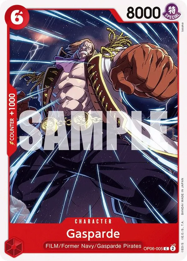 Gasparde card front
