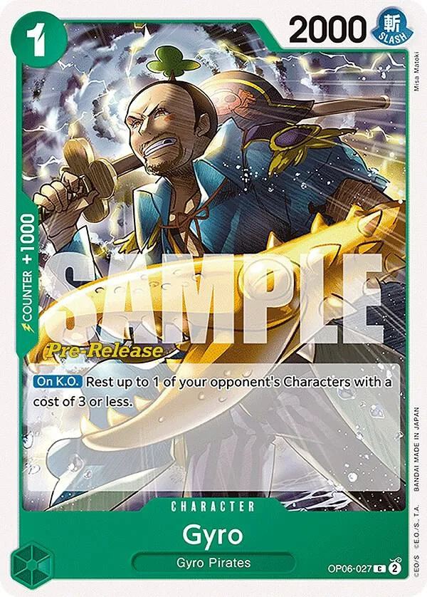 Gyro card front