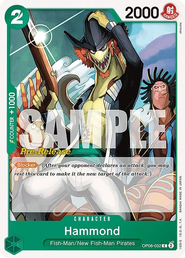 Hammond card front