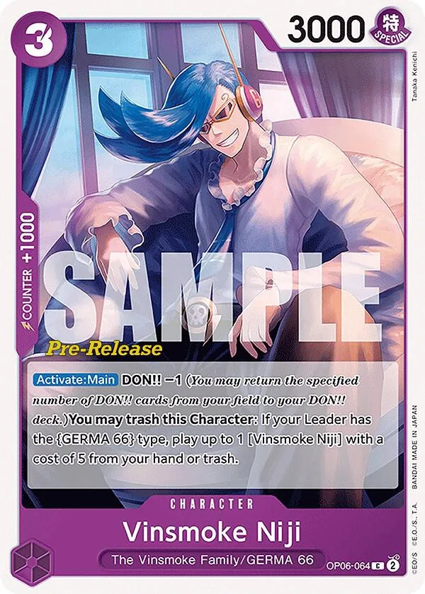 Vinsmoke Niji card front