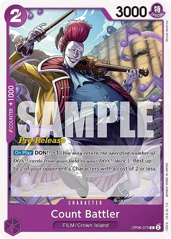 Count Battler card front