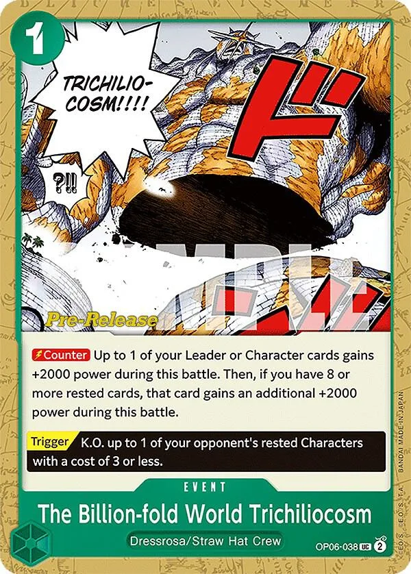 The Billion-fold World Trichiliocosm card front