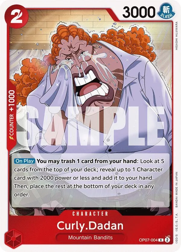 Curly.Dadan card front