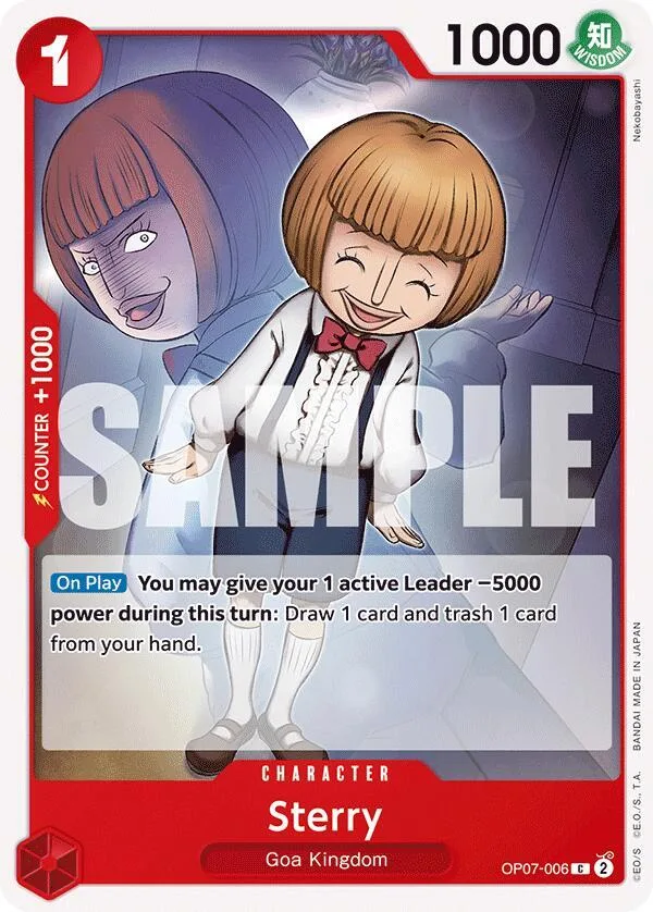 Sterry card front
