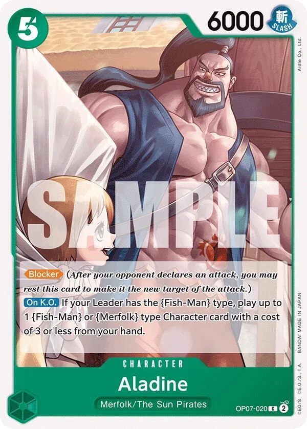 Aladine card front