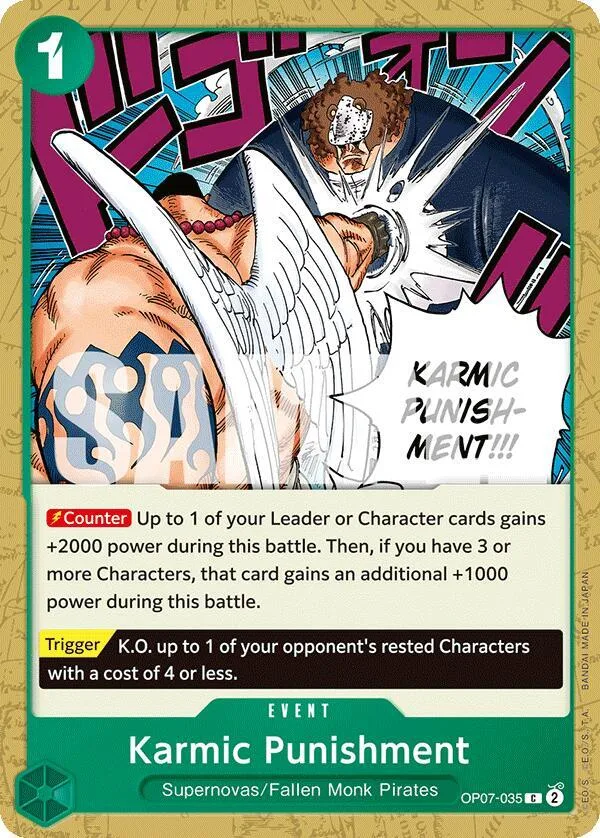 Karmic Punishment card front
