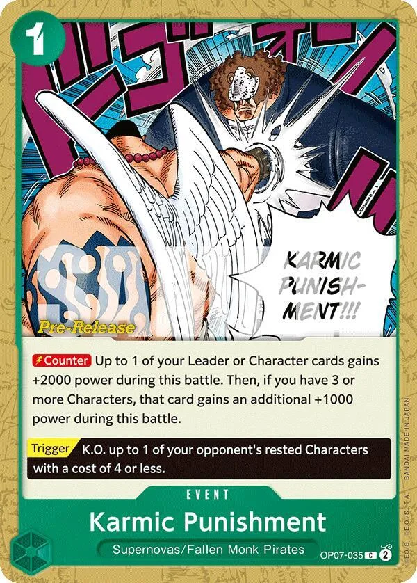 Karmic Punishment card front