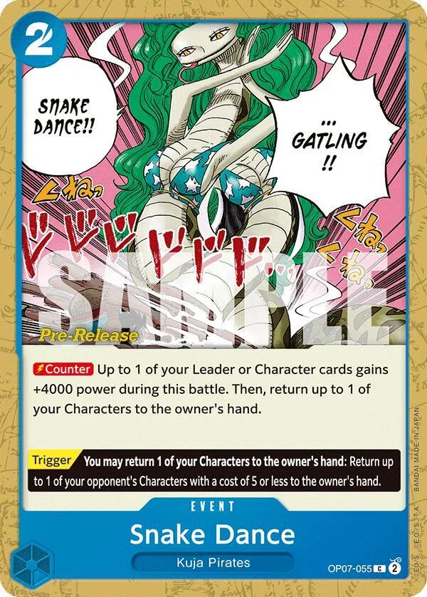 Snake Dance card front