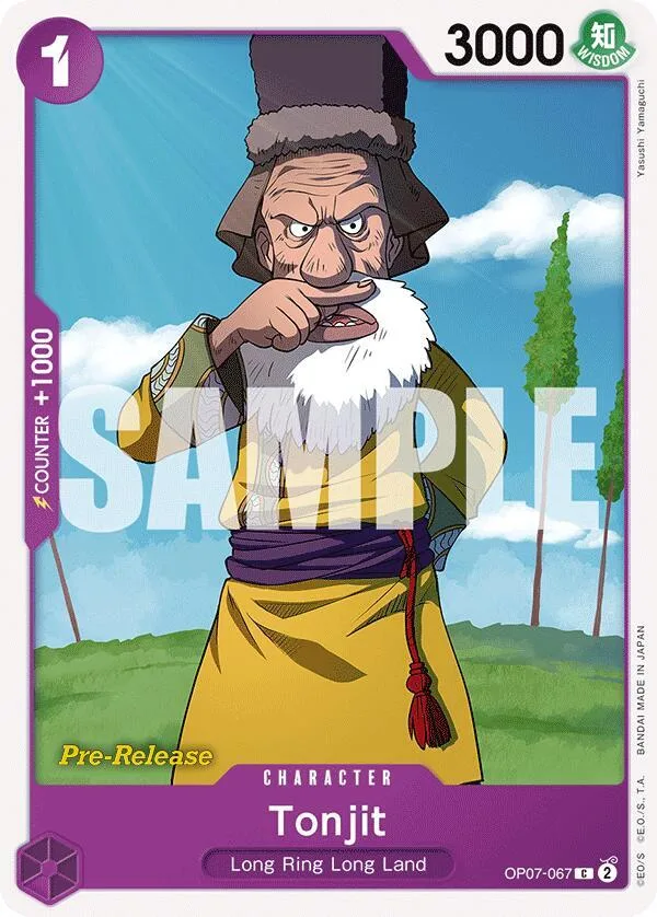 Tonjit card front