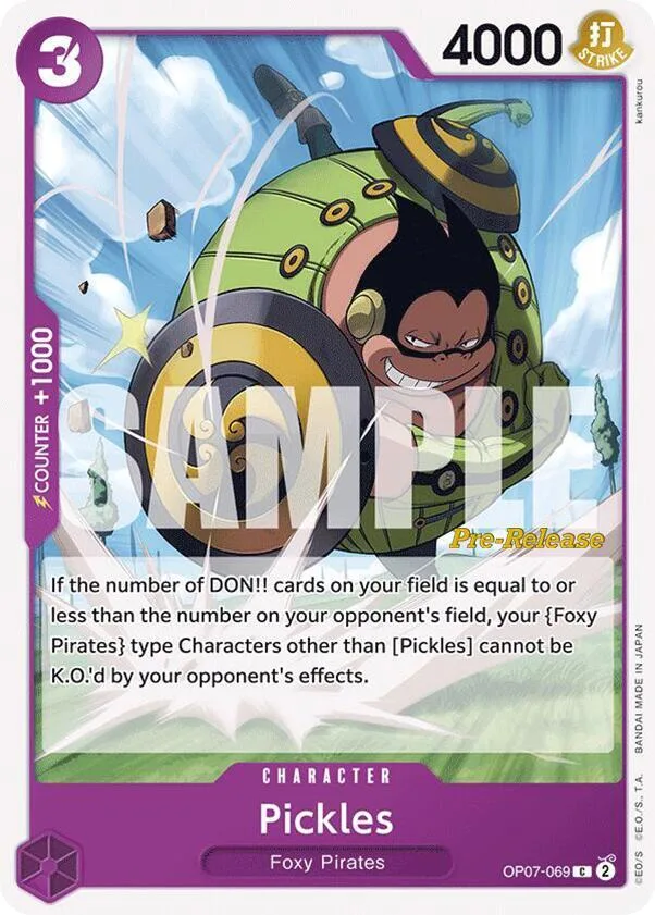 Pickles card front