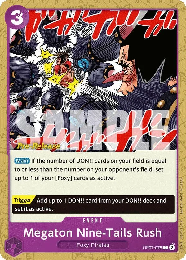 Megaton Nine-Tails Rush card front