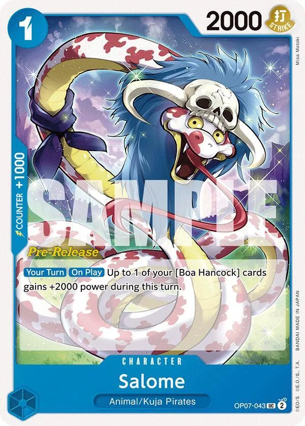 Salome card front