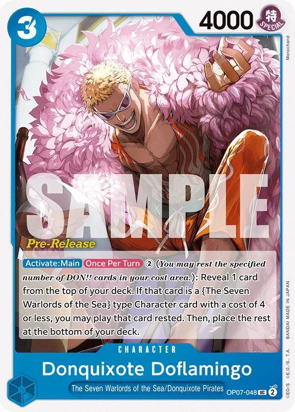 Donquixote Doflamingo card front