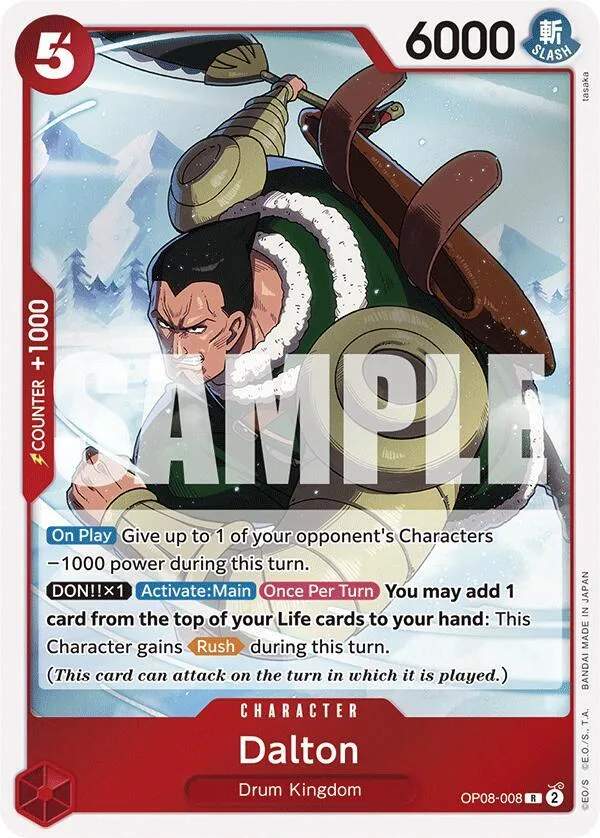 Dalton card front