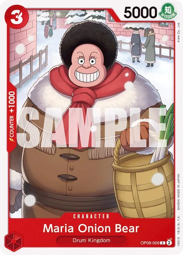 Maria Onion Bear card front