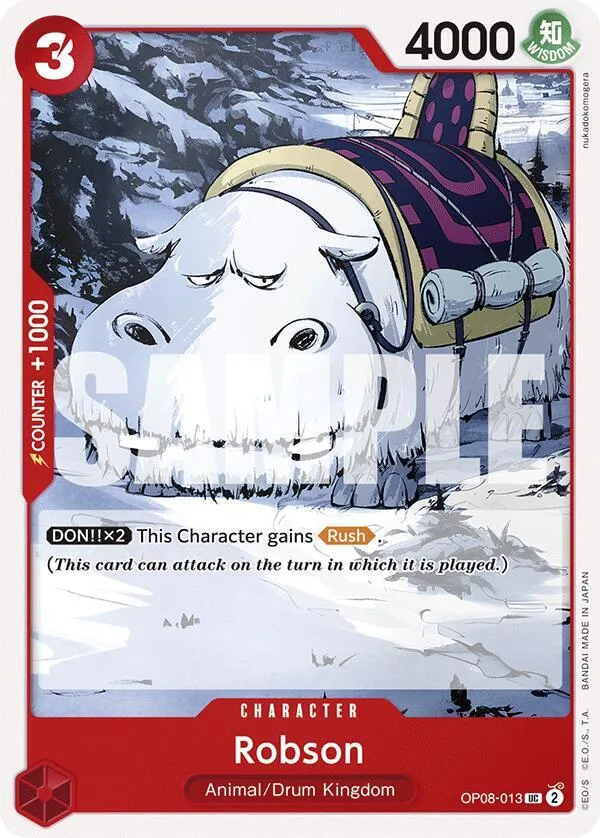 Robson card front