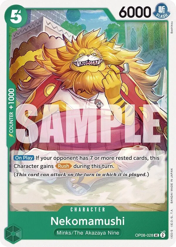 Nekomamushi card front