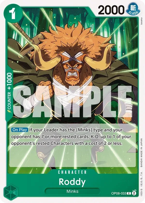 Roddy card front