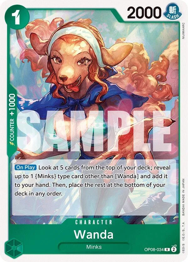 Wanda card front