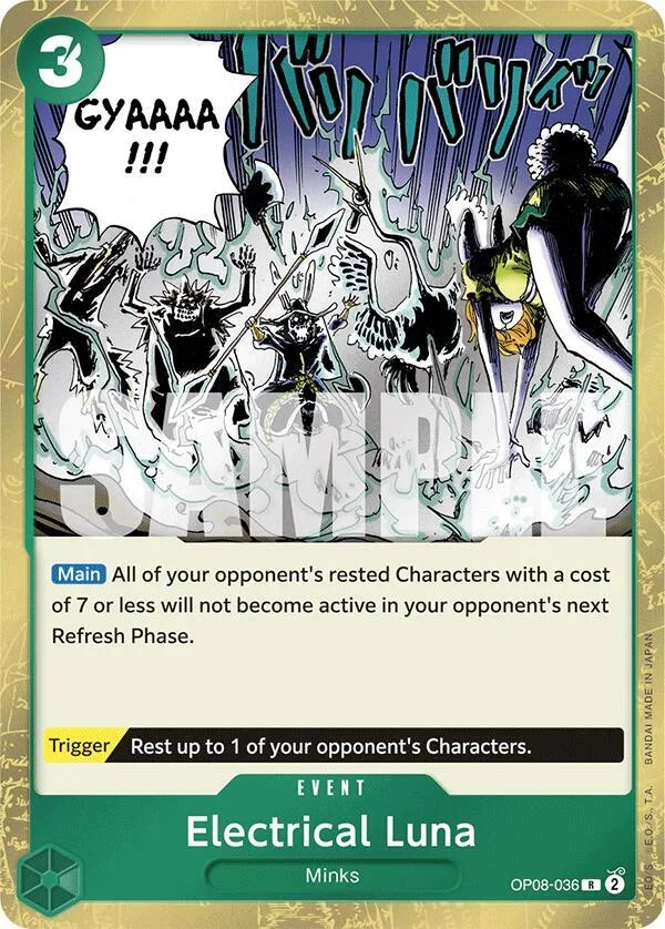 Electrical Luna card front