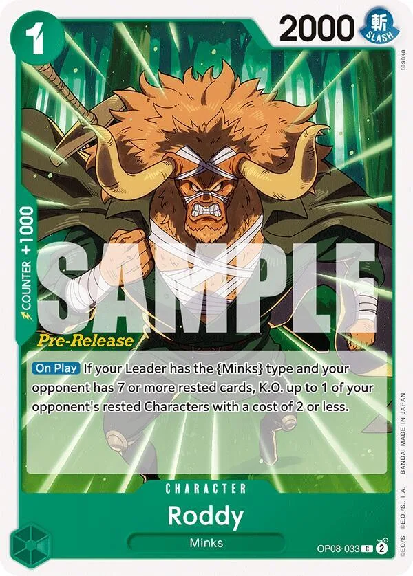 Roddy card front