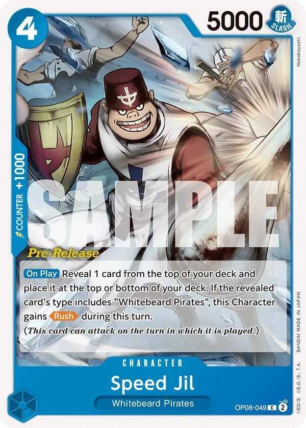 Speed Jil card front