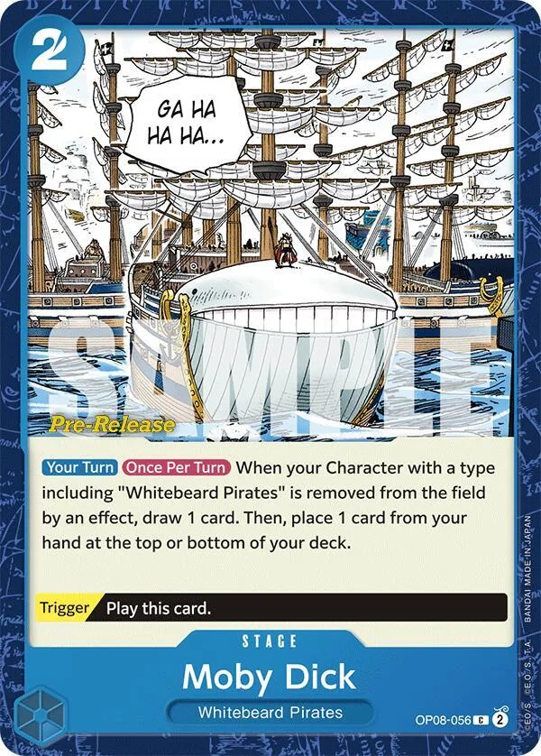 Moby Dick card front
