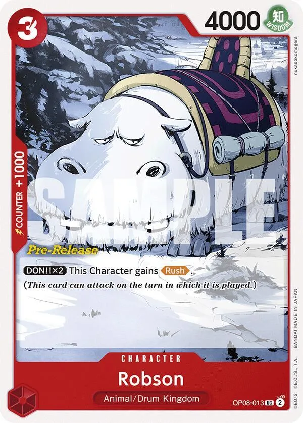 Robson card front