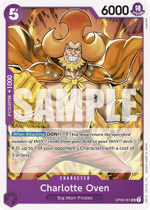 Charlotte Oven card front