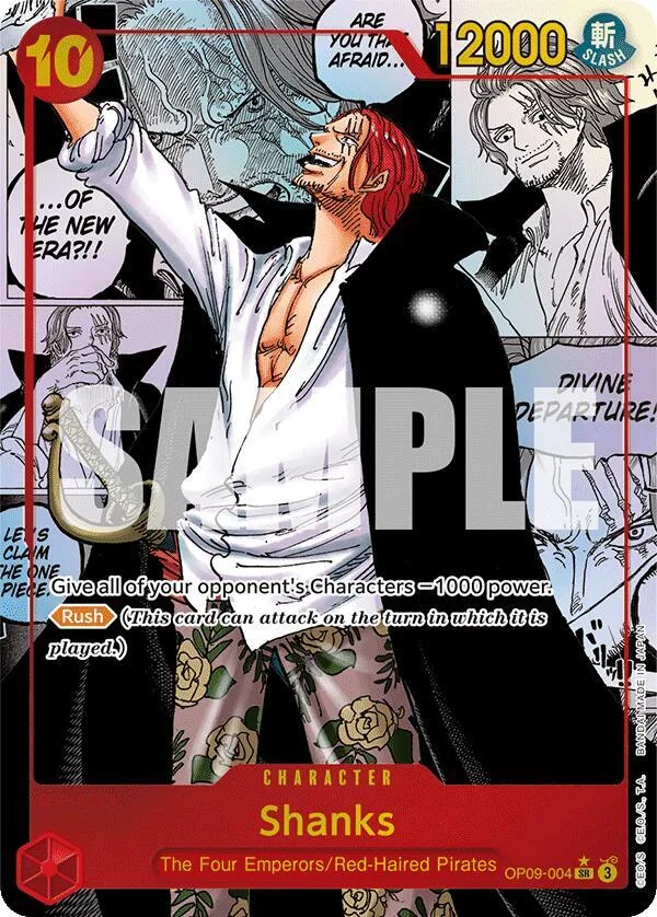 Shanks (Manga) card front