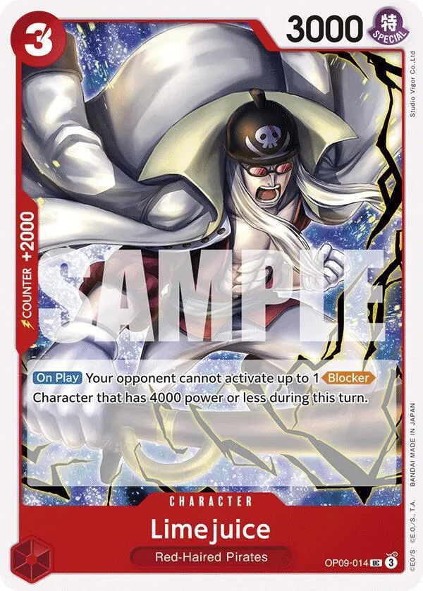 Limejuice card front