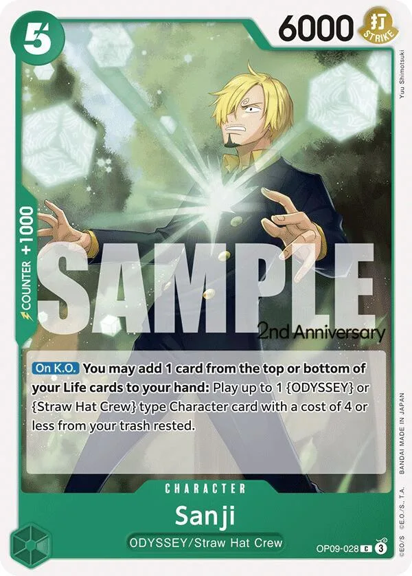 Sanji card front
