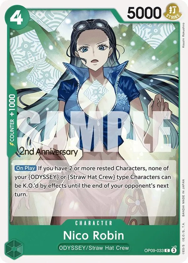 Nico Robin card front