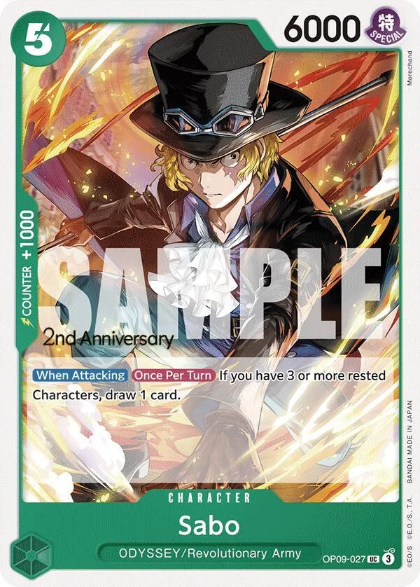 Sabo card front