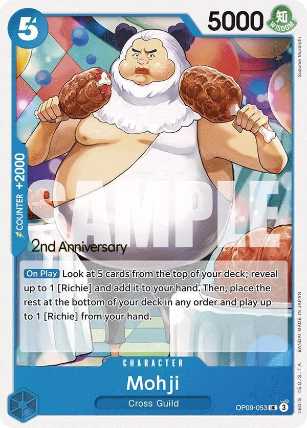 Mohji card front