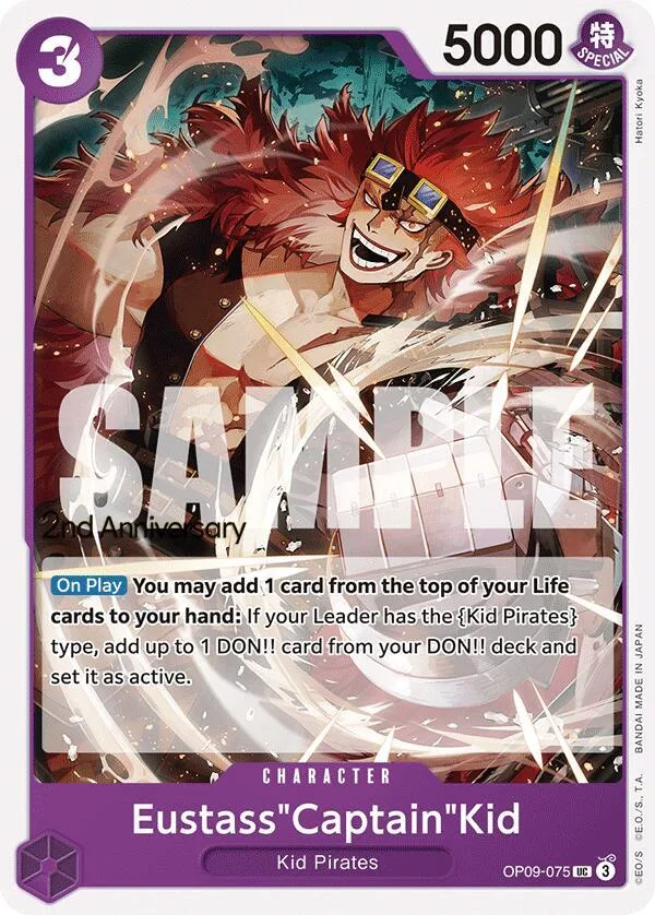 Eustass"Captain"Kid card front
