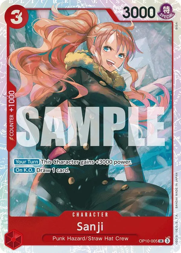 Sanji card front