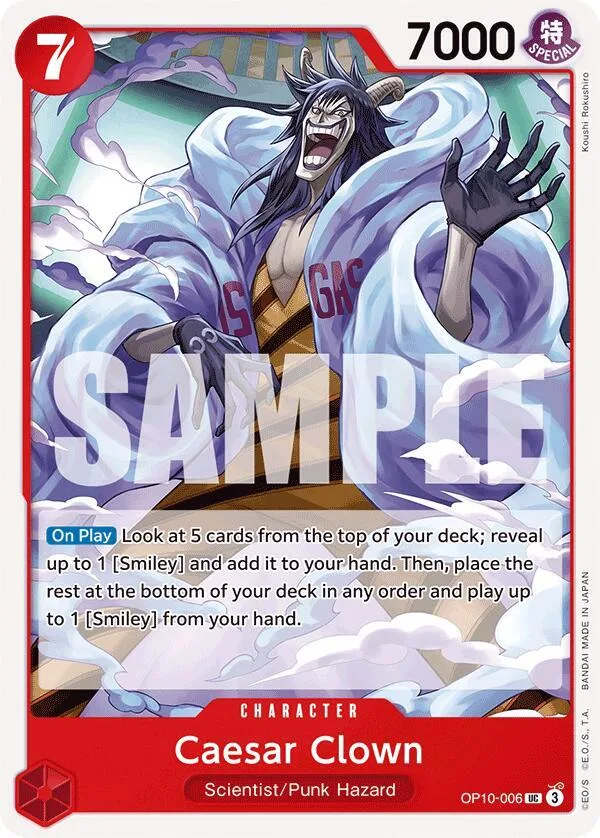 Caesar Clown card front